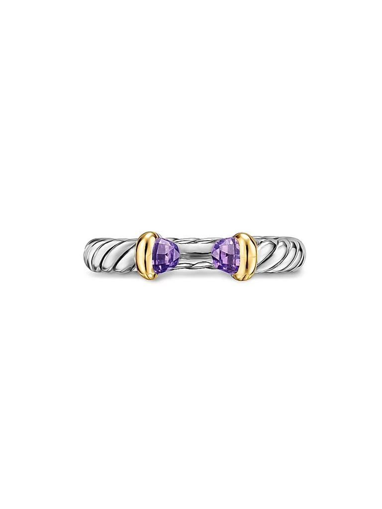 David Yurman Petite Cable Open Ring in Sterling Silver 4
