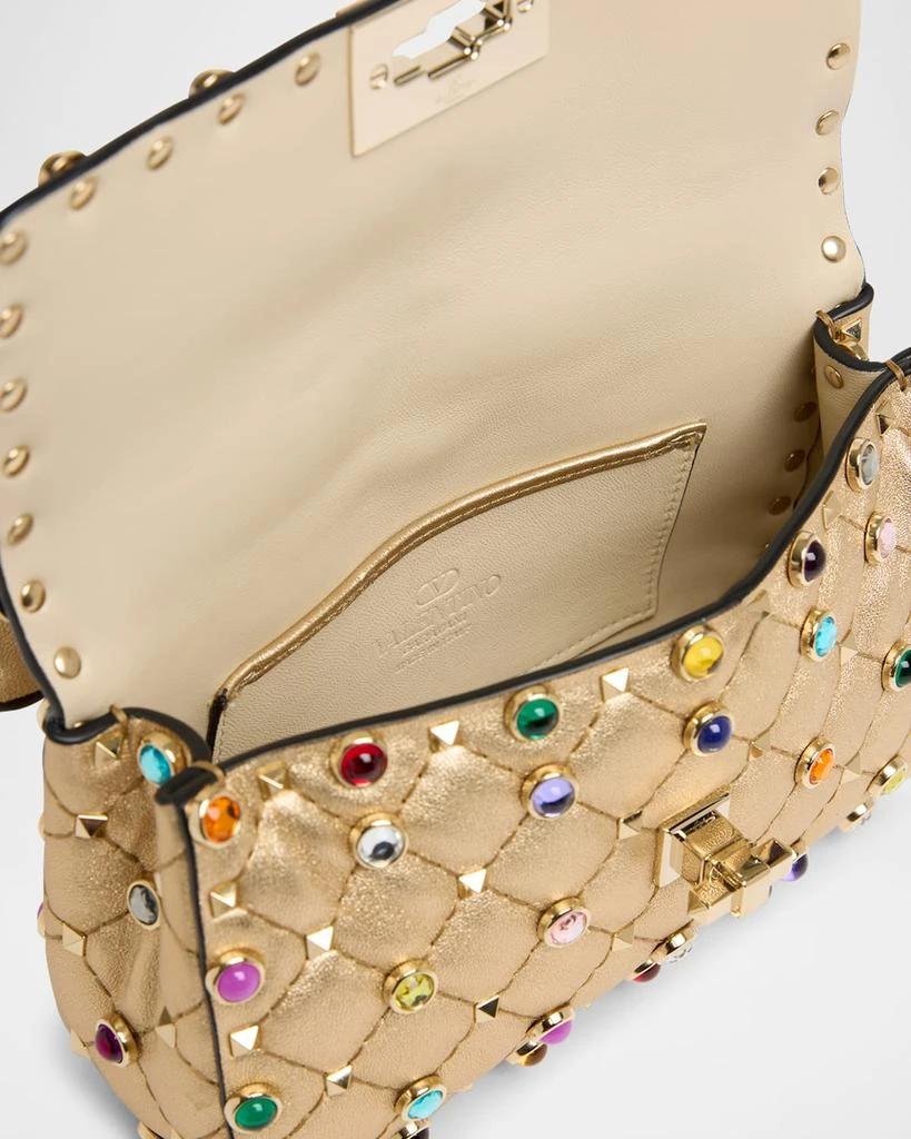Valentino Quilted Laminated Leather Rockstud Shoulder Bag 4