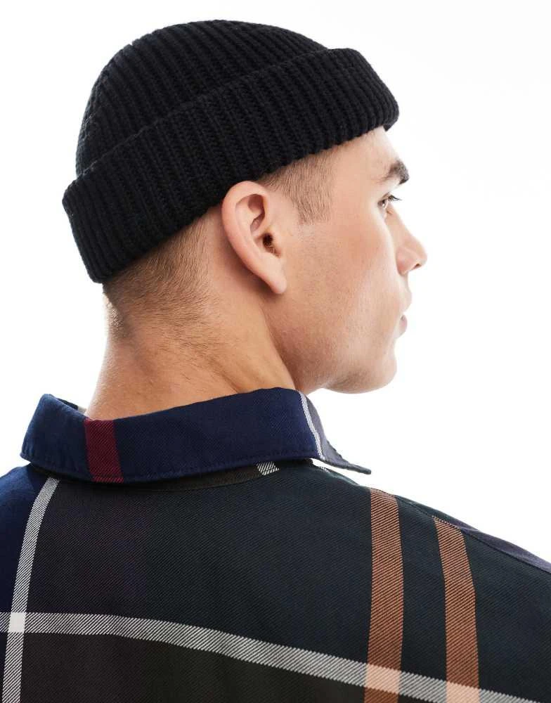 Barbour Barbour Mosely beanie hat in black 4