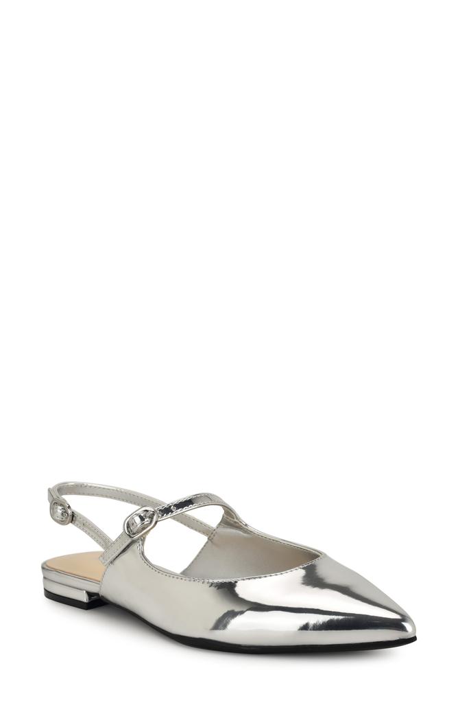 Nine West Daved Pointed Toe Slingback Flat