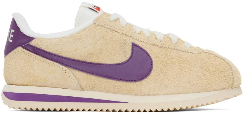 NIKE Yellow Cortez Vintage Sneakers 1