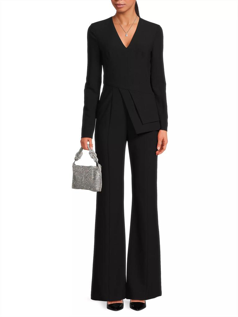 Black Halo Sinclair Skirted V-Neck Jumpsuit