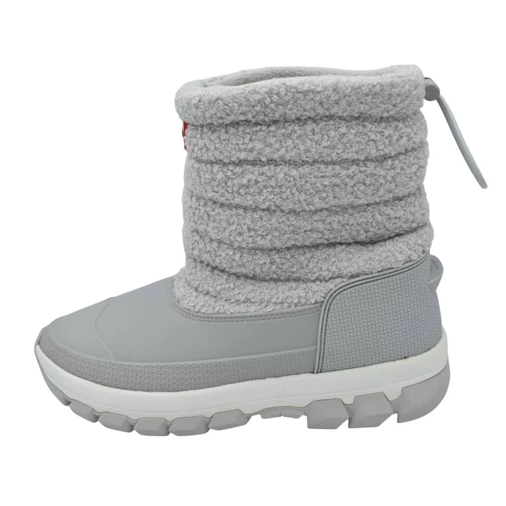 Hunter Women's Sherpa Snow Boot Short In Frosted Grey 3
