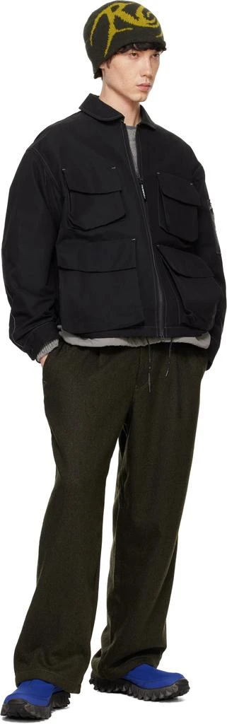 And Wander Black C/PE Twill Field Jacket 4