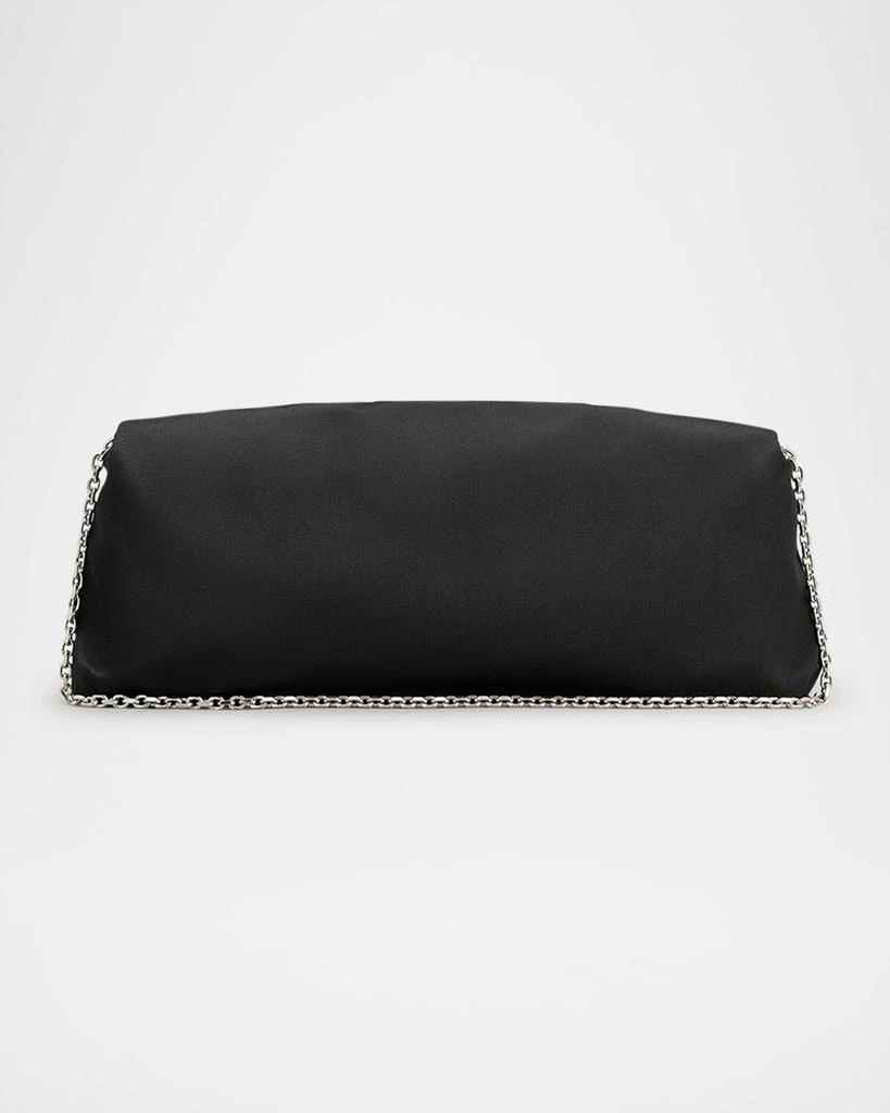 Roger Vivier Flower Bouquet Strass Satin Long Clutch Bag 3