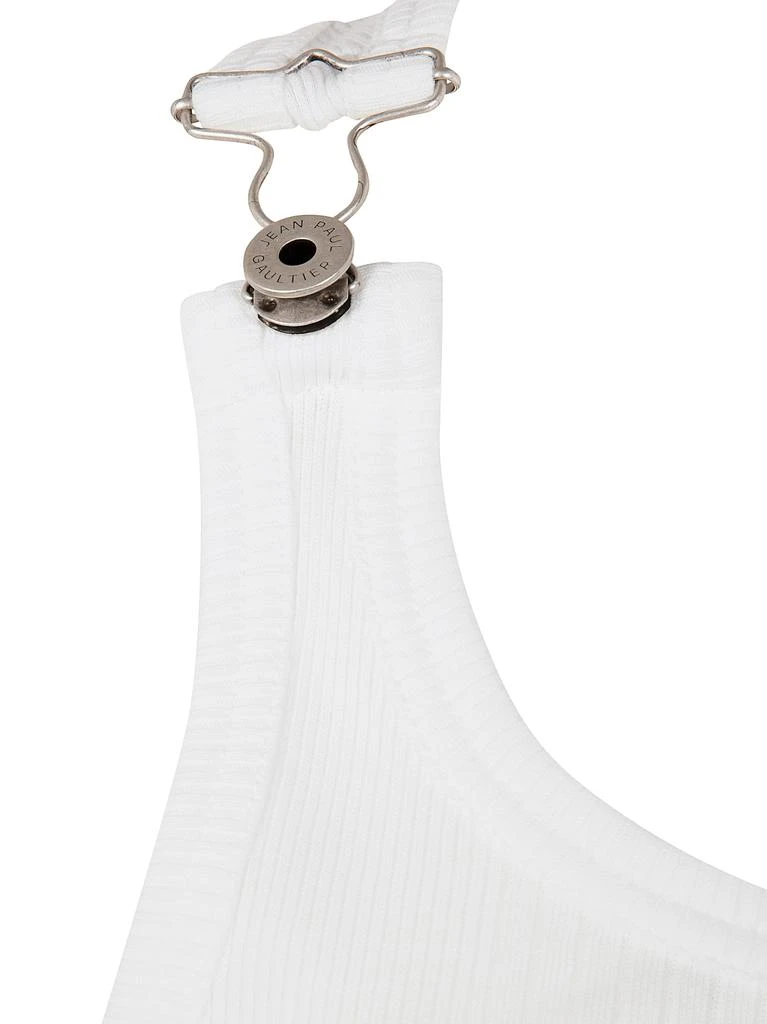 Jean Paul Gaultier Ribbed Tank Top With Overall Buckles 4