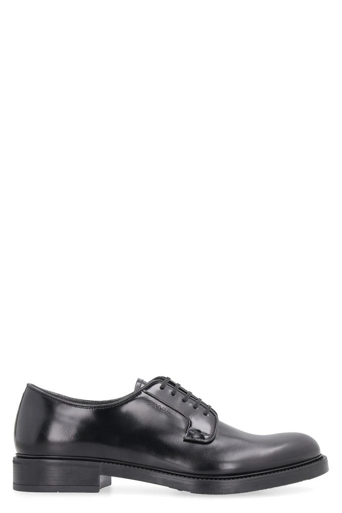 Prada Prada Almond Toe Derby Shoes 1