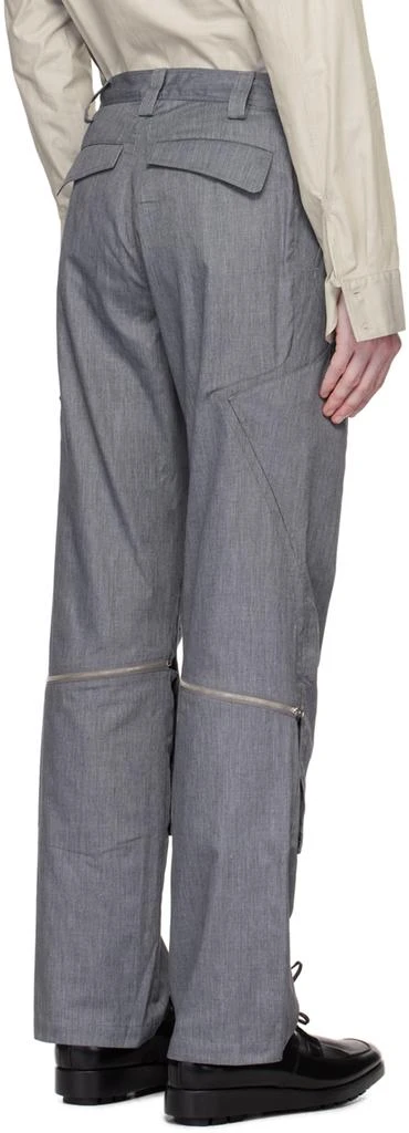 Kiko Kostadinov Gray Tonino Trousers IT-44-WAIST-US-28 - Trousers  