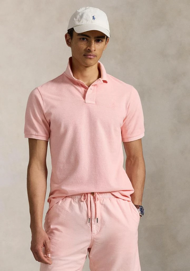 Ralph Lauren Classic Fit Mineral-Dyed Mesh Polo Shirt