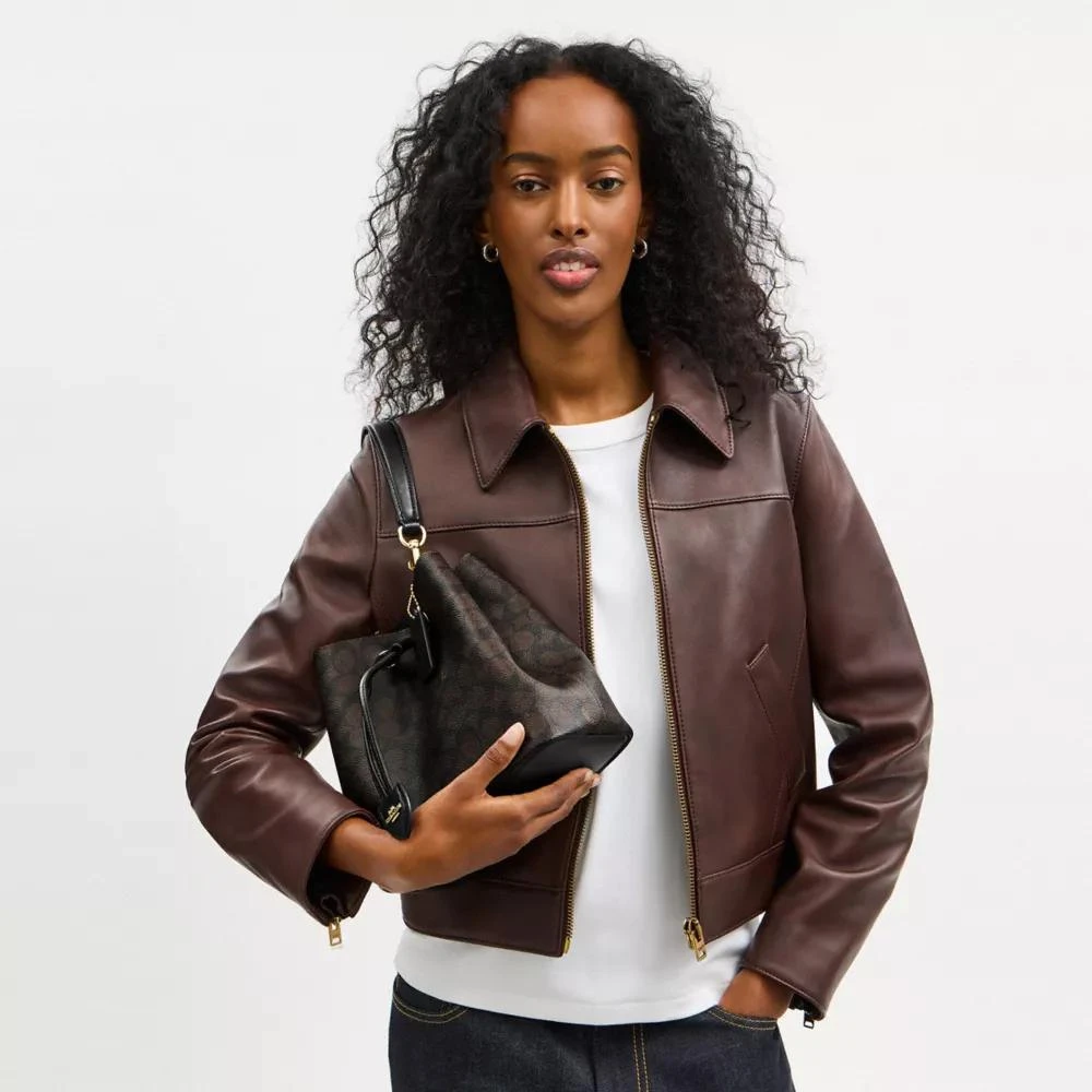 Coach Rowan Bucket Bag In Signature Canvas 3