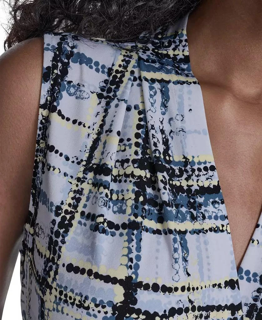 Calvin Klein Petite Printed V-Neck Sleeveless Top 4