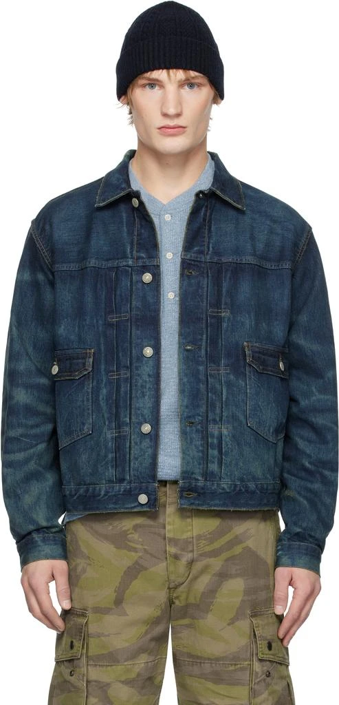 RRL Indigo Westview Trucker Denim Jacket 1