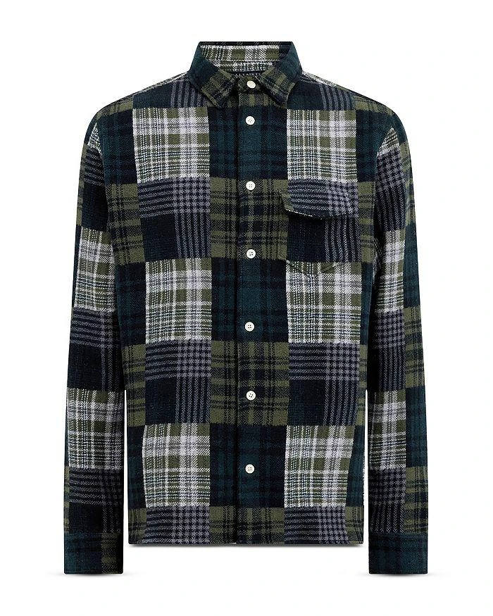 ALL SAINTS Hopton Patchwork Check Overshirt 9