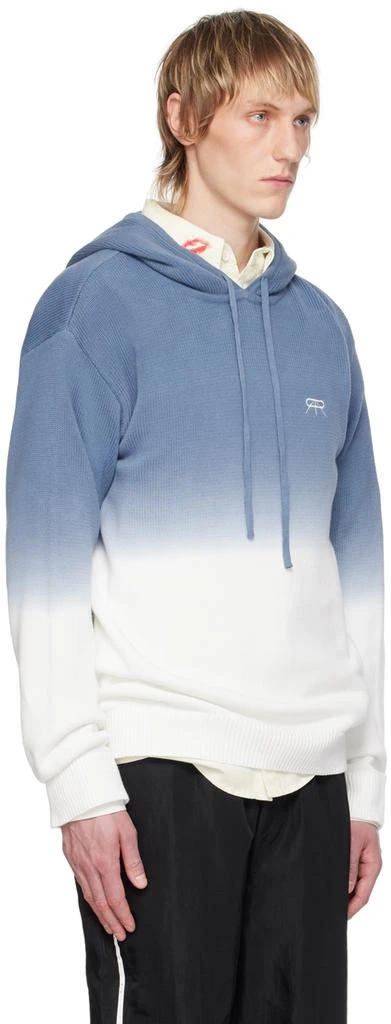RTA Blue & White Gradient Hoodie 2