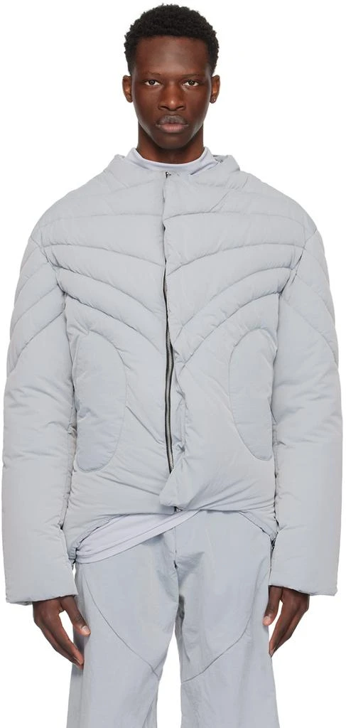 Nuba SSENSE Exclusive Gray Puffer Jacket 1