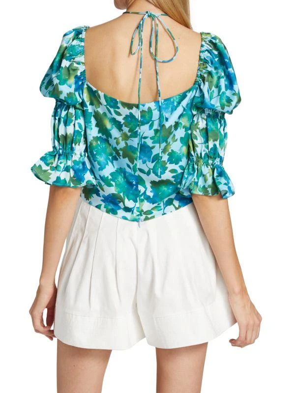 AMUR Raveena Puff-Sleeve Top 2