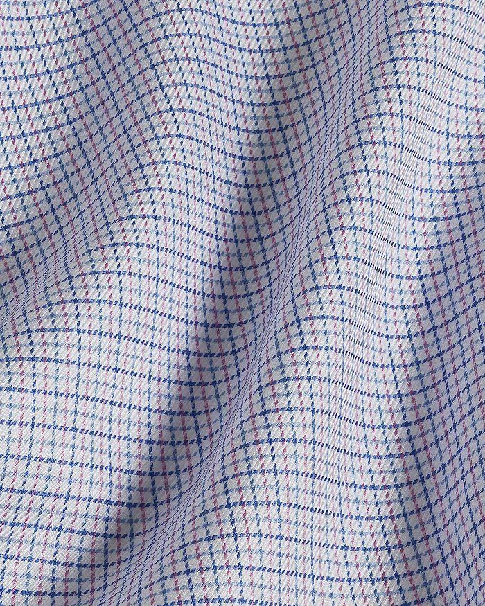 David Donahue Trim Fit Twill Check Dress Shirt 3