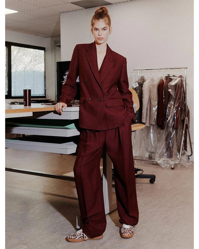 Marella Fluid Bordeaux Blazer 9