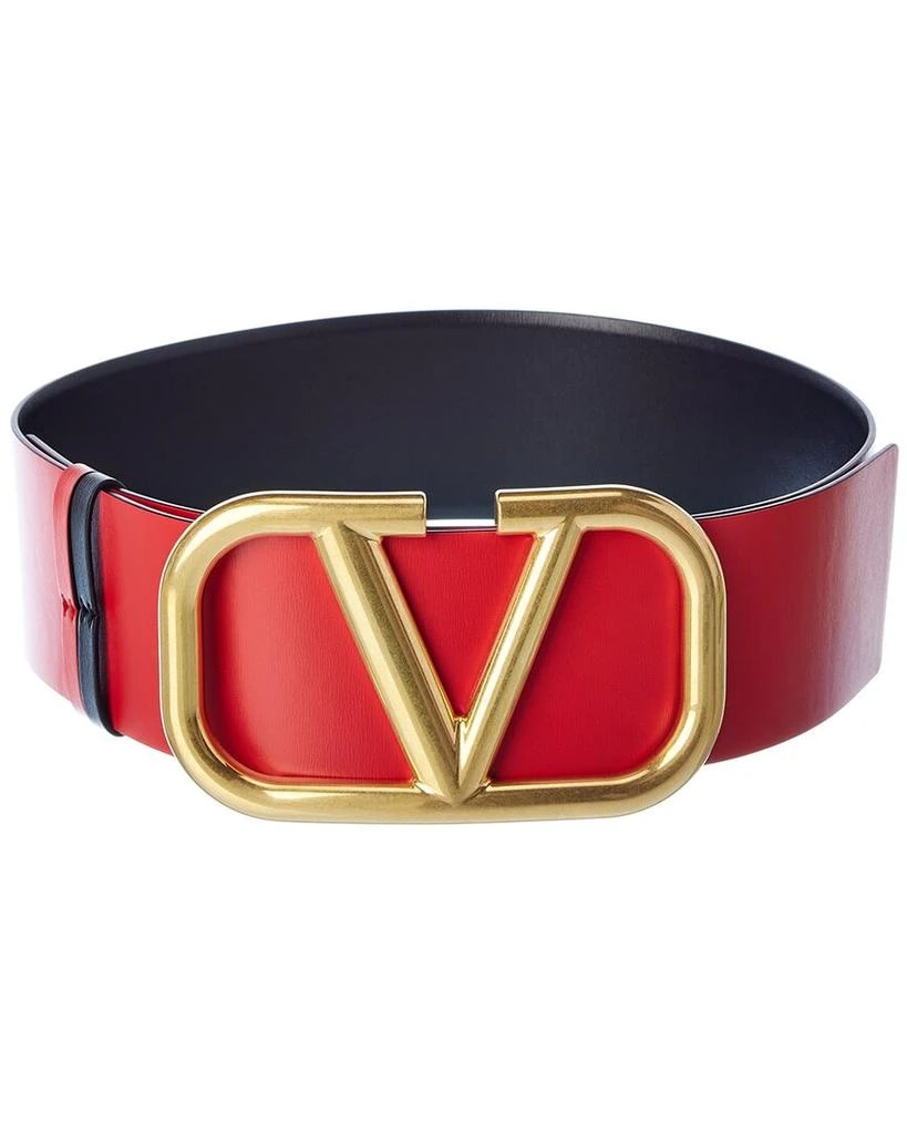 Valentino VLogo 70mm Reversible Leather Belt 2