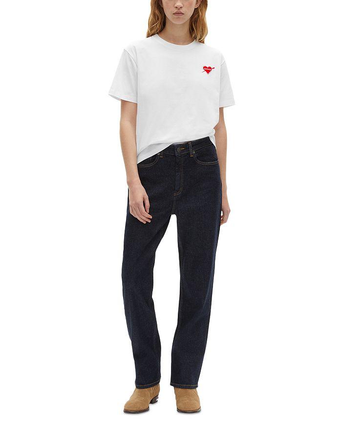 The Kooples Graphic Heart Print Tee