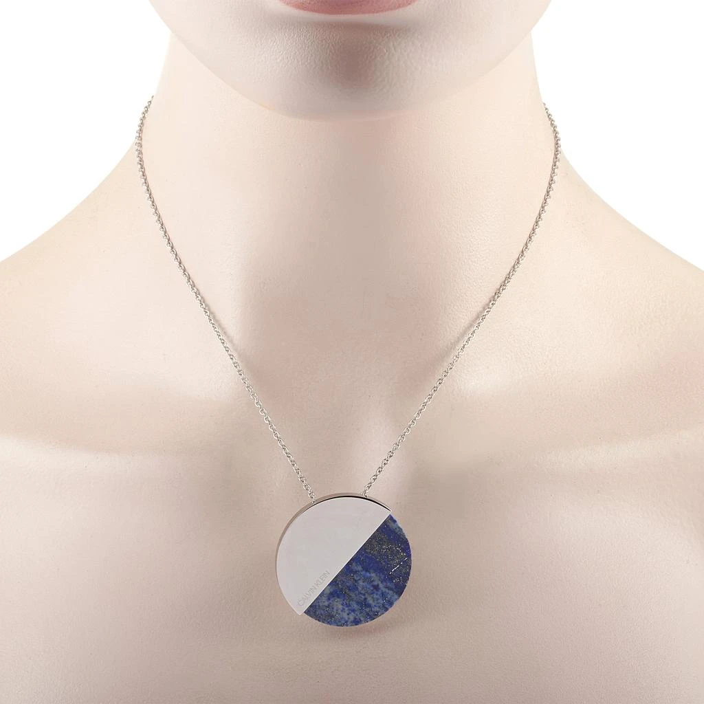 Calvin Klein Spicy Stainless Steel Lapis Lazuli Necklace 2