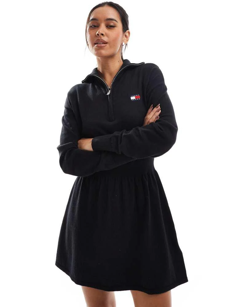 Tommy Jeans Tommy Jeans Fit and flare mini jumper dress in black - Dresses & Skirts - Free Shipping - BeyondStyle Tommy Jeans Tommy Jeans Fit and flare mini jumper dress in black - Dresses & Skirts - Free Shipping - BeyondStyle