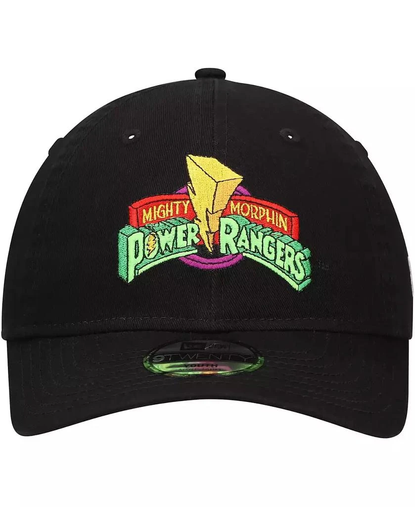 New Era Big Boys Black Power Rangers 9Twenty Adjustable Hat 2