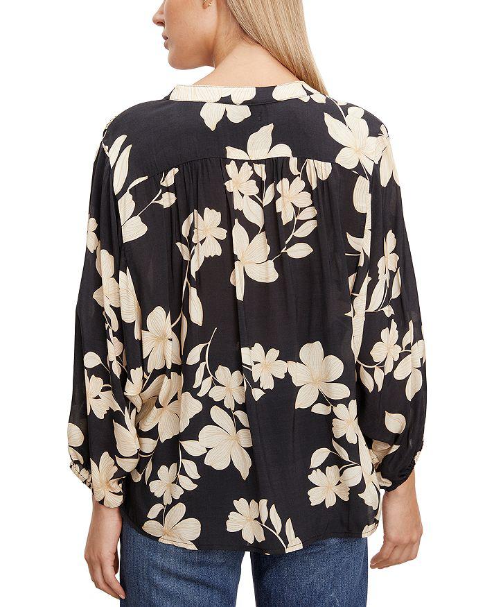 Velvet by Graham & Spencer Floral Blouson Sleeve Blouse