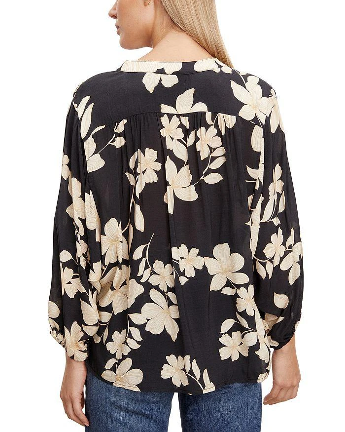 Velvet by Graham & Spencer Floral Blouson Sleeve Blouse 2