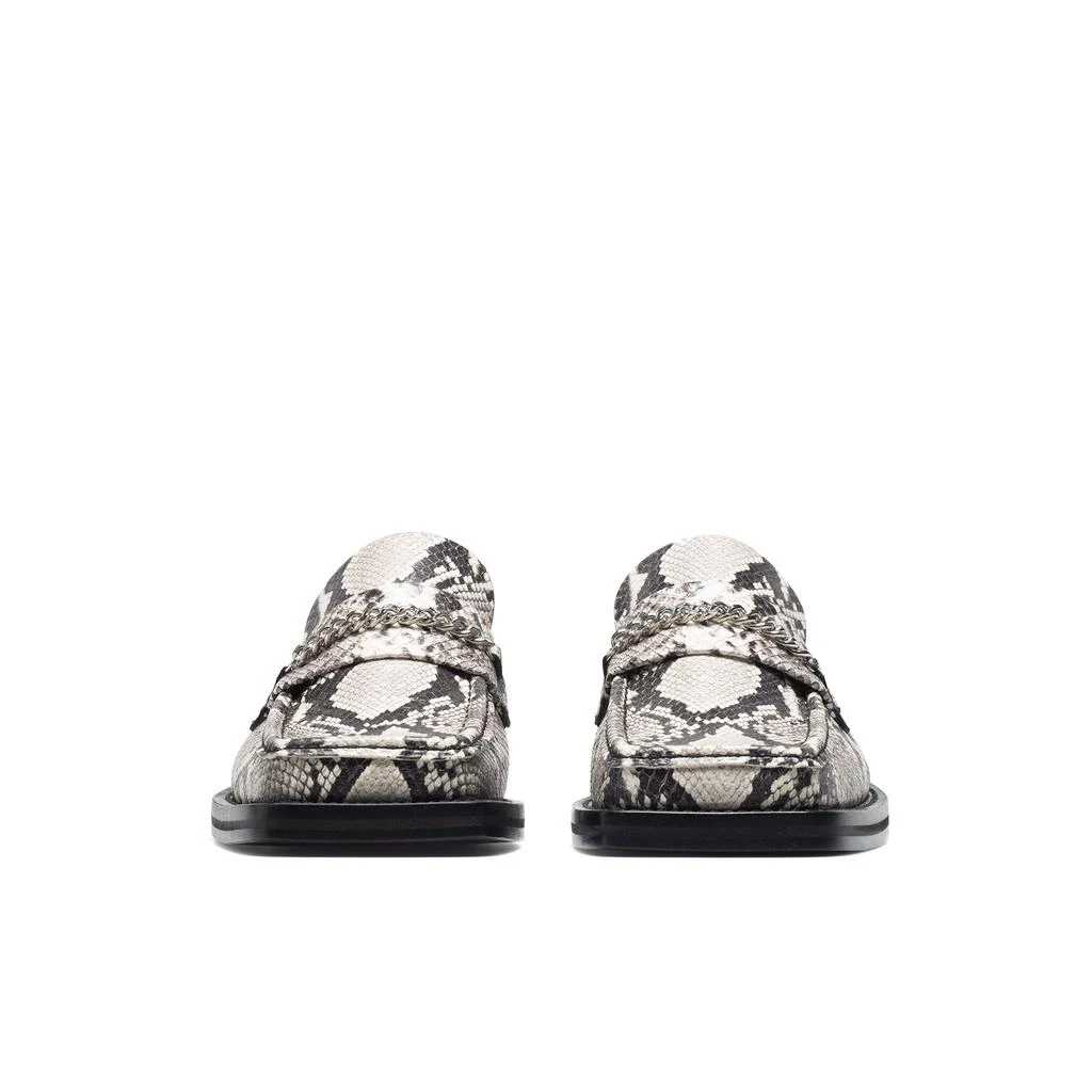Martine Rose Square Toe Mule faux snake 3