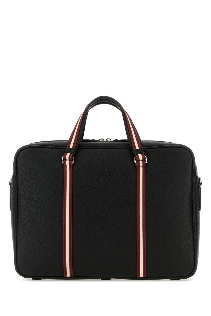 Bally Black leather Code briefcase 2