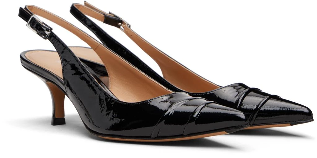 MAISON MARGIELA Black Kinkies Slingback Heels 4