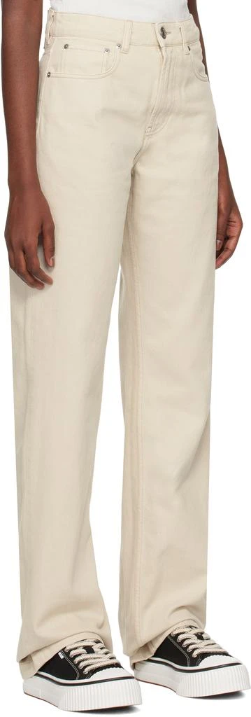 AMI Off-White Large Fit Jeans 2