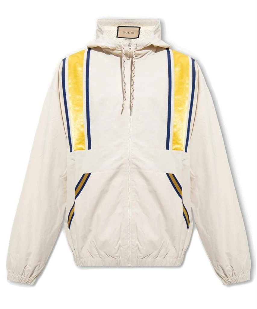 Gucci Gucci Striped Detail Hooded Jacket 1