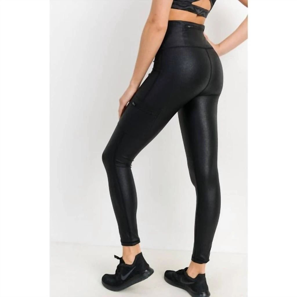 Mono B Mono B - Highwaist Foil Leggings 4