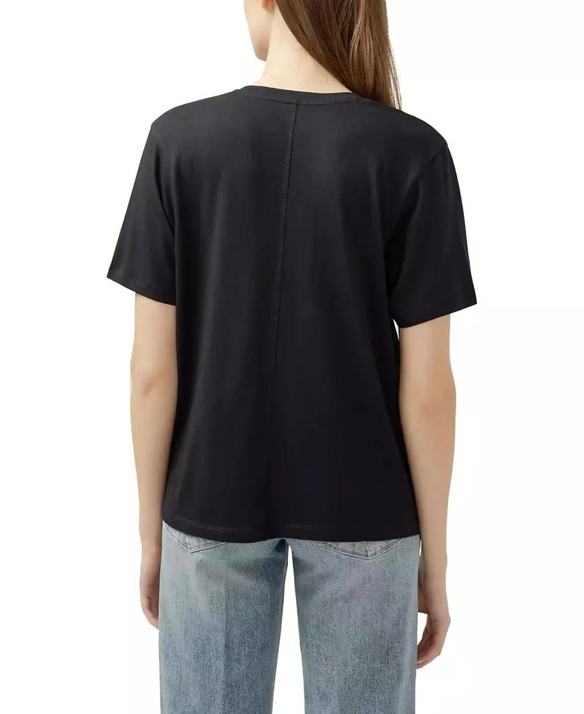 JAG Women's Drapey Luxe V-Neck Tee 3