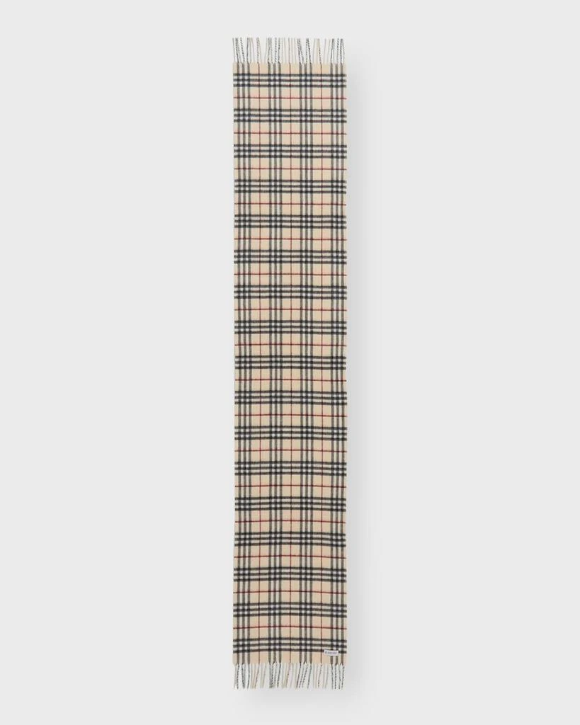 Burberry Vintage Check Cashmere Scarf 1