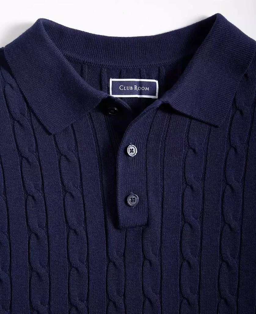 Club Room Men's Knit Polo Sweater, Created for Macy's 5