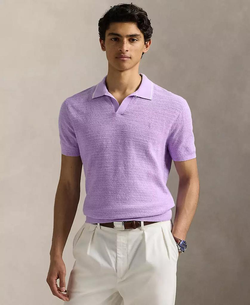Ralph Lauren Men's Textured Cotton-Linen Sweater