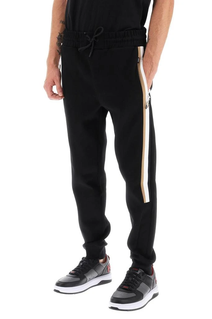 BOSS joggers with two-tone side bands 4