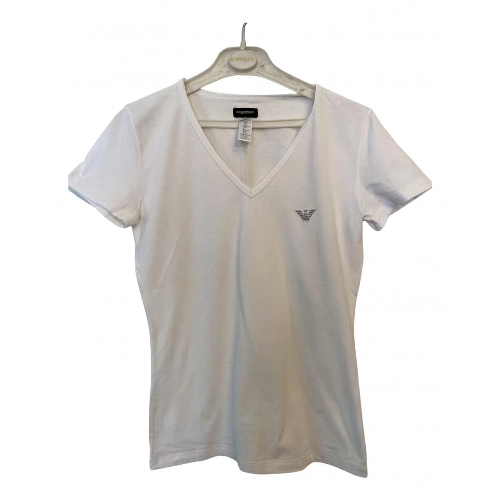 Emporio Armani Emporio Armani White Cotton Top 1