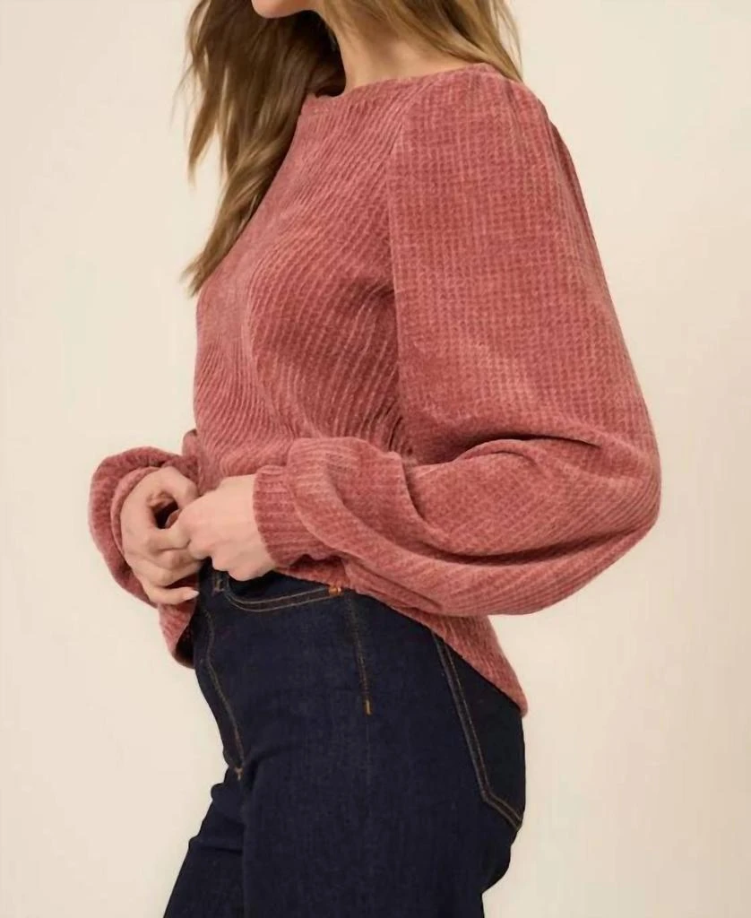 Project Social T Project Social T - Just Because Chenille Longsleeve 3
