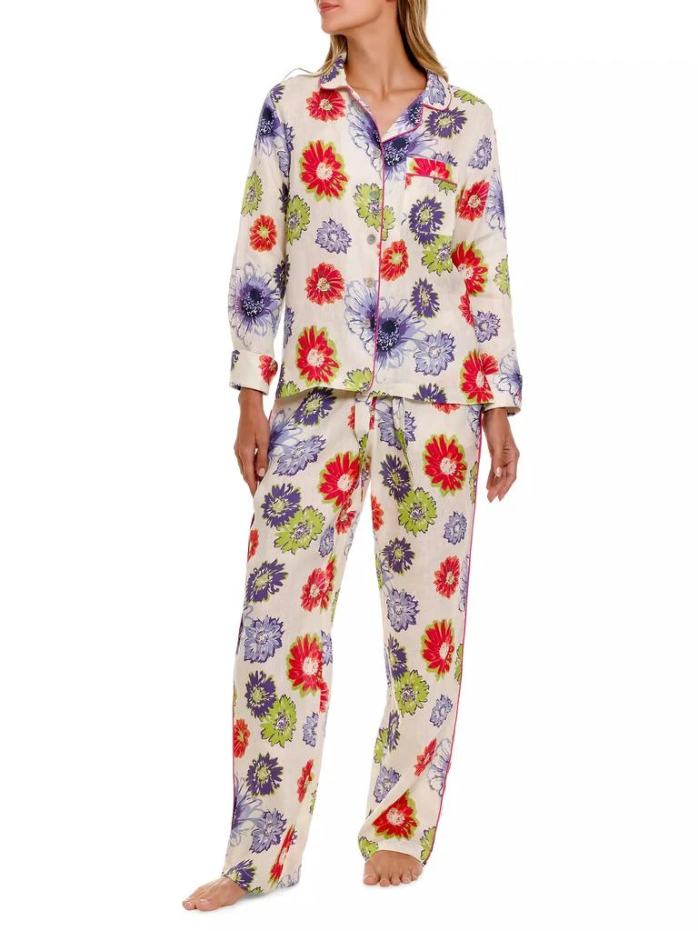 The Lazy Poet Sun-Kissed Escapes Emma Linen Pajamas 2