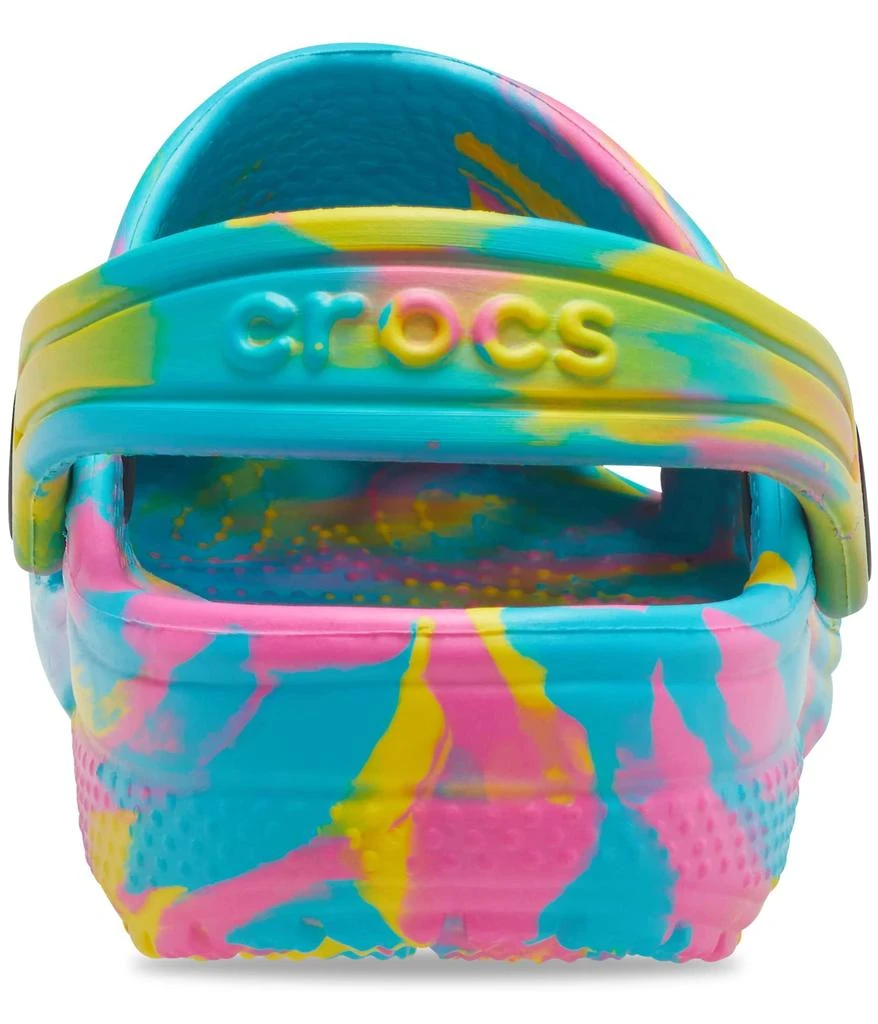 Crocs Classic Marbled Tie-Dye Clog (Toddler) 5