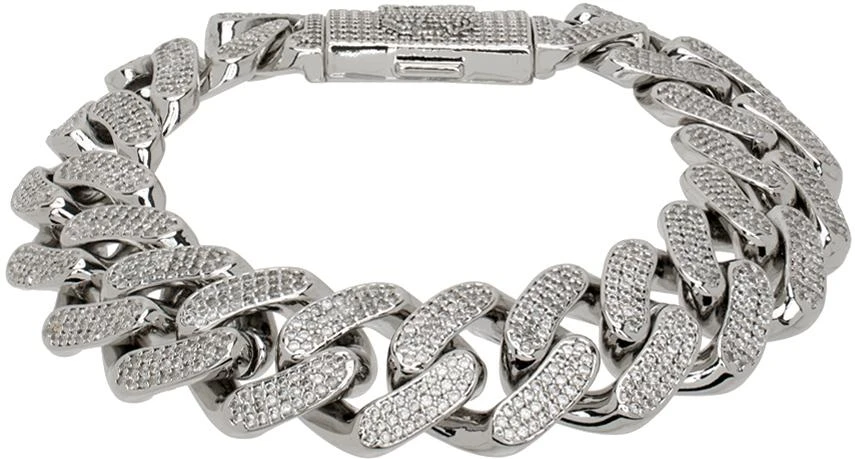 Bape Silver Ape Head Fat Bracelet - JEWELRY - Free Shipping  