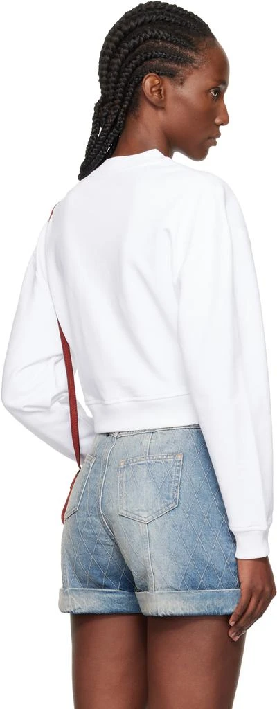 Balmain White Printed 
Balmain Paris
 Sweatshirt 3
