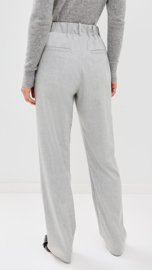 Enza Costa Wool Suiting Pull On Trousers