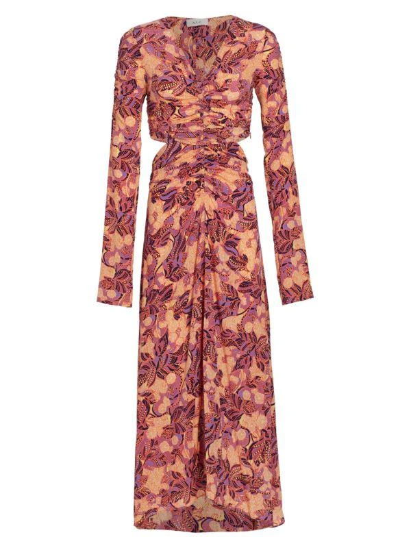 A.L.C. Mona Ruched Midi Dress 5
