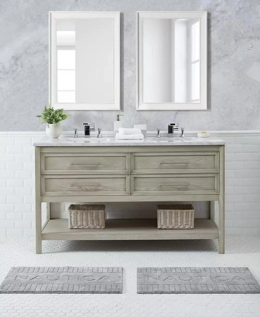 Nautica Logo Knit 2 Piece Bath Rug Set 6
