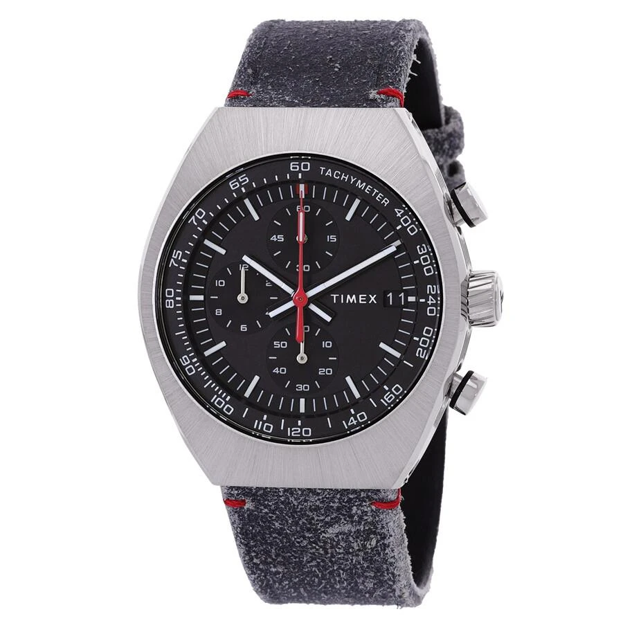 Timex Timex Legacy Tonneau Chronograph Quartz Black Dial Men's Watch TW2W50000 1